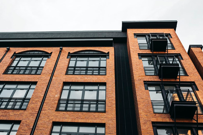 red building